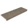 VidaXL Self-adhesive Stair Mats 30 Pcs 65x21x4 Cm Dark Beige, Tread, Tread Carpet 3365890