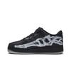 Nike Air Force 1 '07 QS 'Черный Скелет' (унисекс) Черные / Черные / Черные Скейтбордические кроссовки BQ7541 001