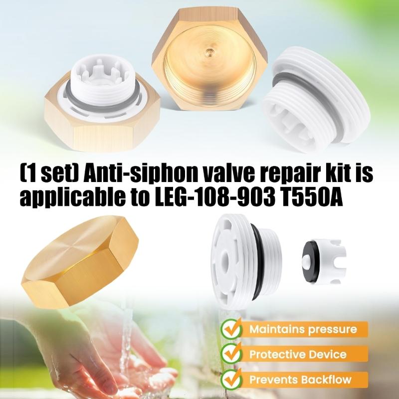 Vacuum Breaker Fix Set Quick Installation Metal Anti Siphon Valves Repair Kit for Homeowners and Plumbers Enduring