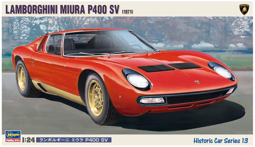 Hasegawa Пластиковая модель Lamborghini Miura SV HC13 1/24