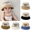 Мультяшный медведь Детская солнцезащитная шляпа с защитой от ультрафиолета Солнцезащитная шляпа-ведро Летняя шляпа