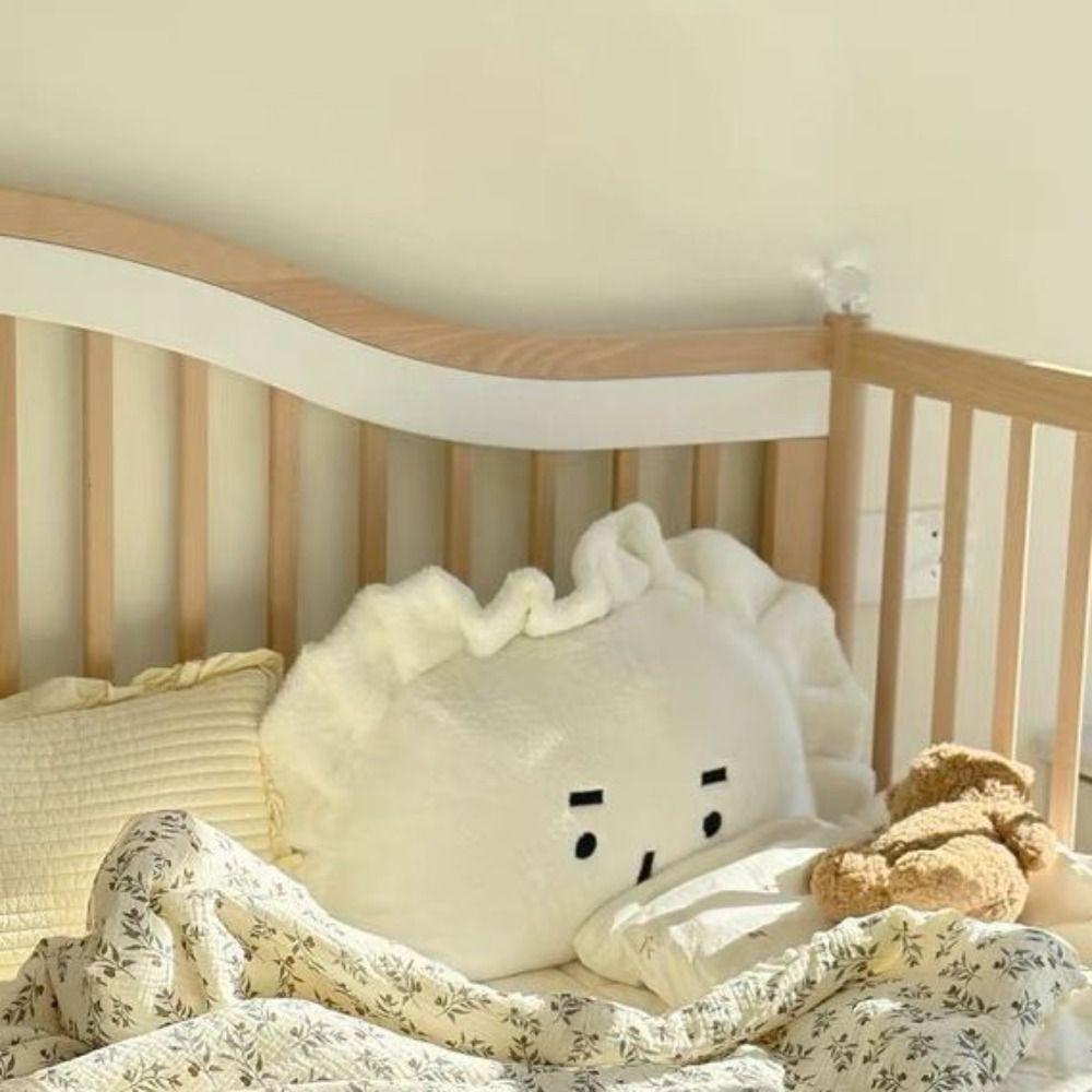 Cartoon Dumpling Expression Plush Cushion Comfortable Stuffed Doll  Children's Birthday Gift