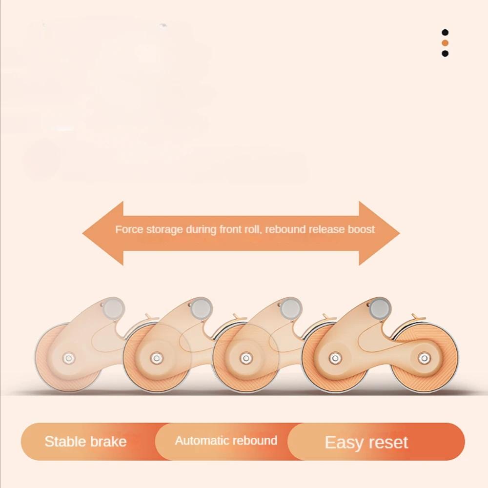 Lank Trainer Push Up Healthy Abdominal Wheel Automatic Rebound Abdominal Muscle Training Household Model Ab Roller