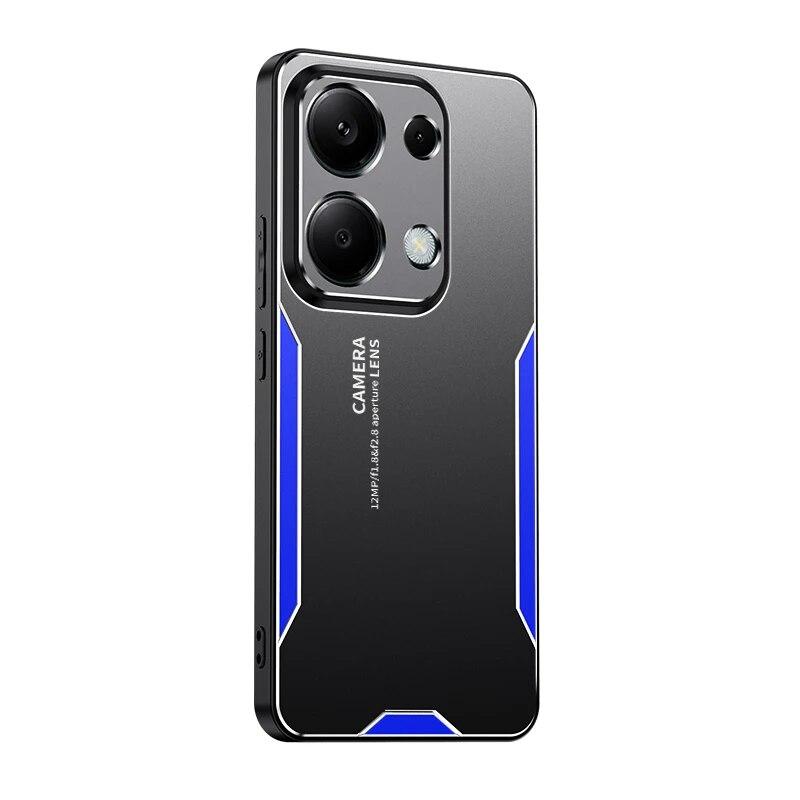 Для Xiaomi Redmi Note 13 Pro 4G чехол из жесткого алюминиевого сплава + противоударный защитный чехол для задней панели из ПК для Redmi Note 13 Pro Plus