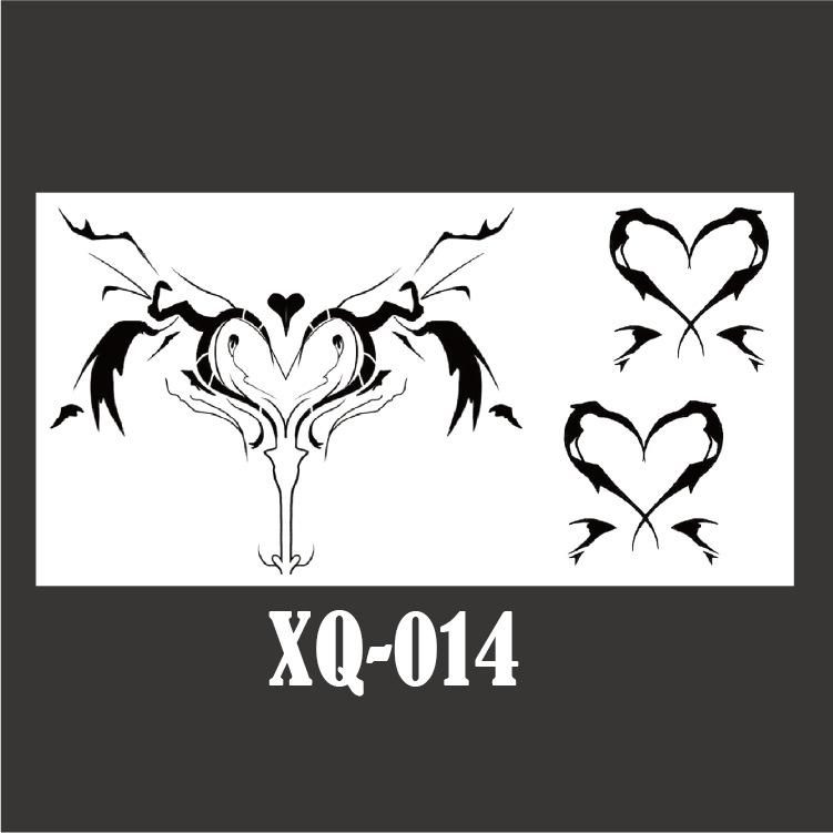 Крылья ангела Love Devil для девочек, сексуальные временные татуировки для тела, наклейки для женщин, костюмы в стиле аниме, эротические аксессуары
