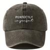 Fashion Print Perfectly Vintage Washed Casual Fishing Cap with A Curved Brim, Hip-Hop Travel Baseball Hat.