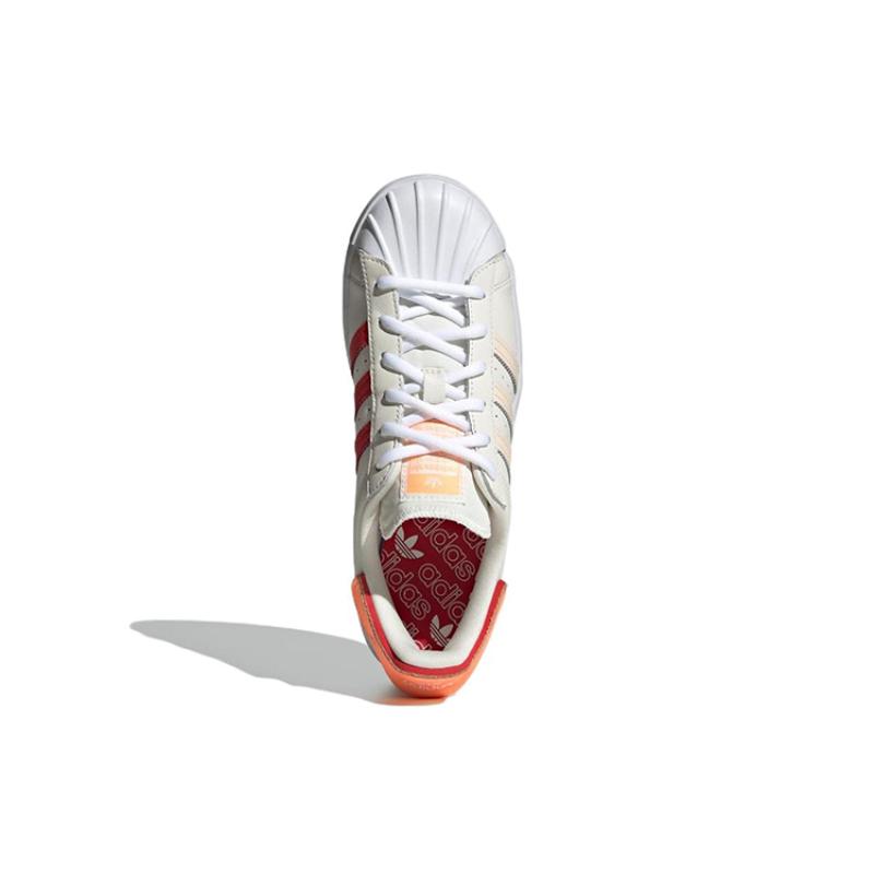 adidas Оригинальные Superstar Айюн 'Бело-оранжевые' Кроссовки GW9588