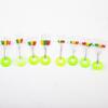 Tool Colorful Rubber Float Rubber Space Beans Fishing Float Fishing Bobber Oval Floating Stopper