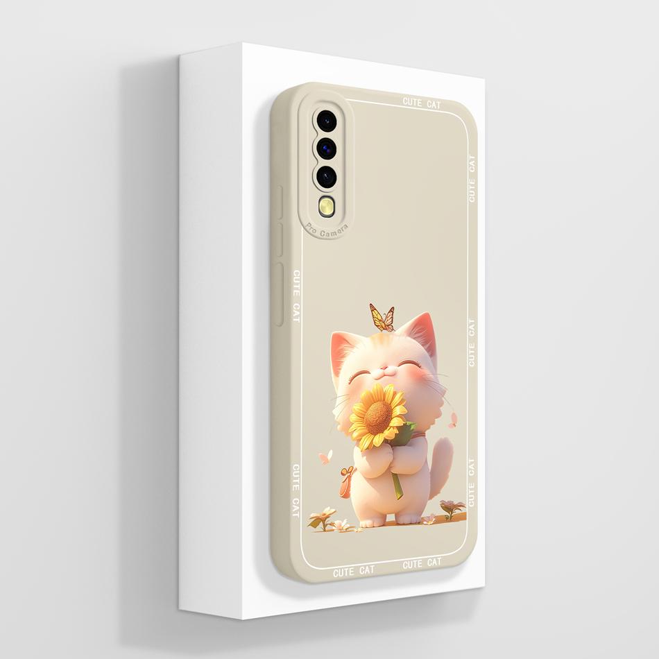 Чехол для Samsung Galaxy A50 A50S Эстетичный Креативный Мягкий Жидкий Силикон Чехол для Телефона Для Samsung A 50 Полная Защита Задняя Крышка
