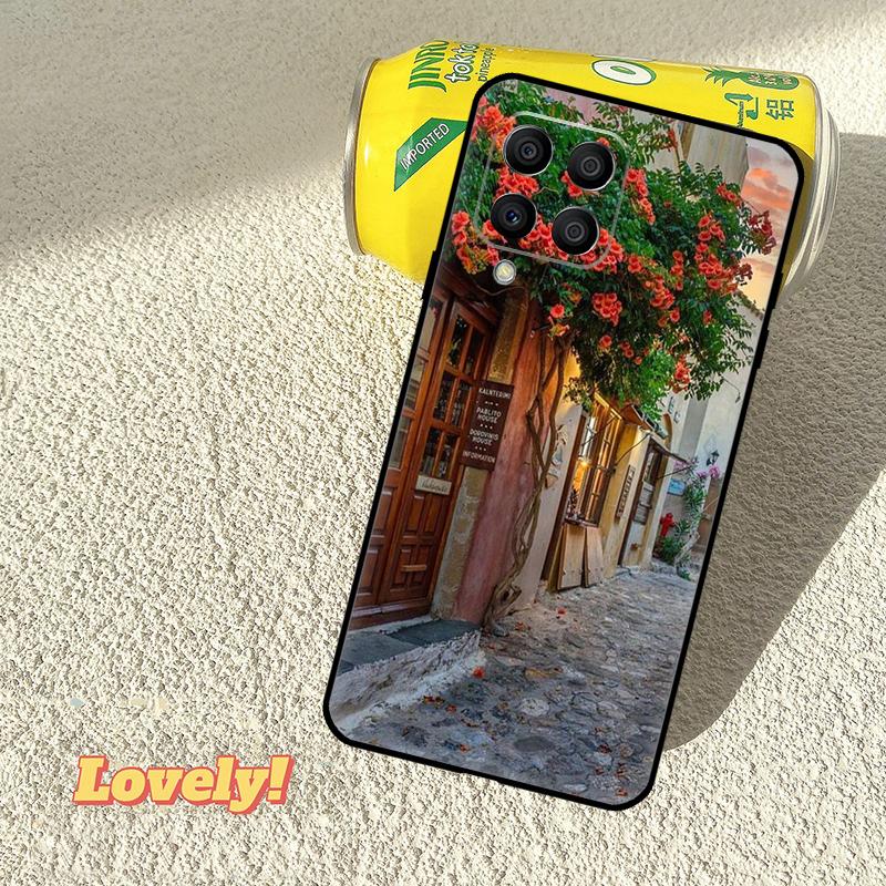 Чехол для путешествий с пейзажами Италии, Франции, Лондона для Samsung Galaxy M53 M16 M11 M21 M31 M35 M12 M13 M14 M15 M36 M56 M32 M52 M55 M34 M54
