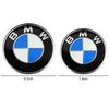 LRUUQ1 74mm 82mm Car Front Hood Emblem Logo Rear Trunk Badge for BMW E30 E38 E39 E46 E60 E61 E90 X1 X3 X4 X5 X6 E70 E83 X5 F10 F30 F32