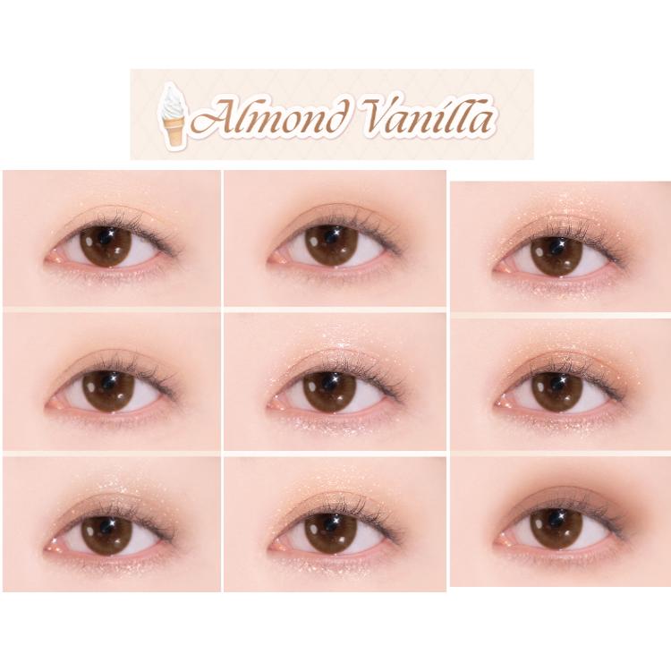 DASIQUE Новая коллекция теней Palette Ice Cream 19, 20, 21, 3 цвета