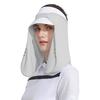 UPF50+ Bucket Cap Neck Cover Scarves Mask New Ice Silk Scarf  Summer