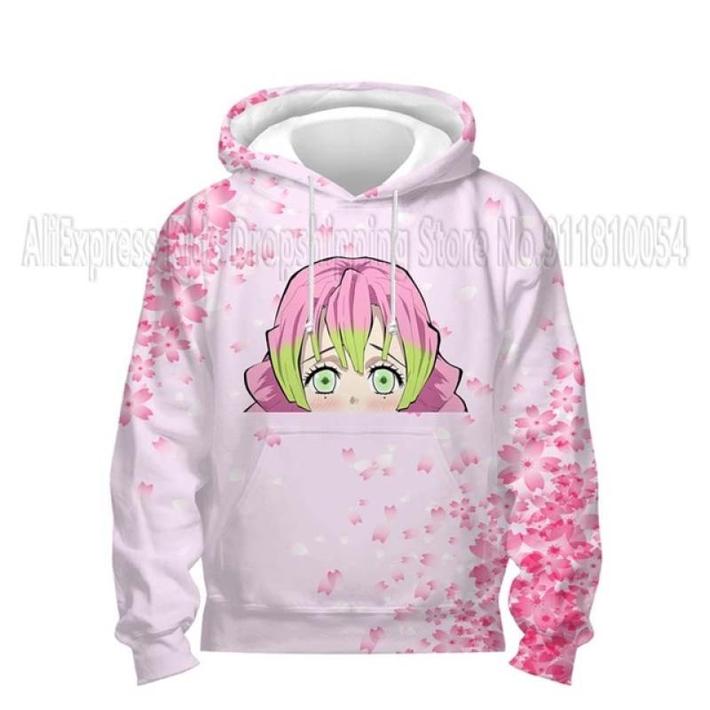 Малыши Демон Slayer 3D принт толстовки детские аниме толстовки мальчики девочки мультфильм свитера детские топы пальто Sudadera Escolar