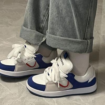 Кампус-стиль высокой ценности обувь Mario bread нишевая низкая кеды женские ретро повседневная обувь обувь ins универсальная