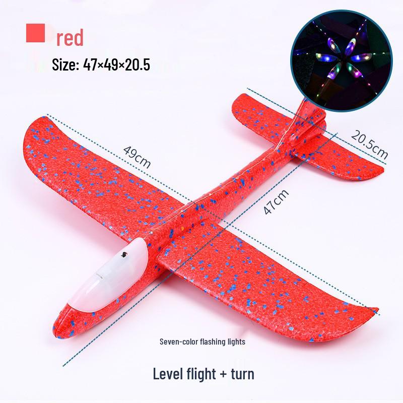 Upgraded Foam Hand-Thrown Glider - Lightweight Model Airplane for Outdoor Play