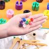 405Pcs/set Color-Coded Clothes Hanger Markers 9 Sizes (XXS - 4XL) Plastic Garment Size Tags with Storage Box for Clothes