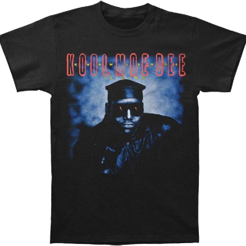 Мужская футболка Kool Moe Dee Knowledge is King Черная