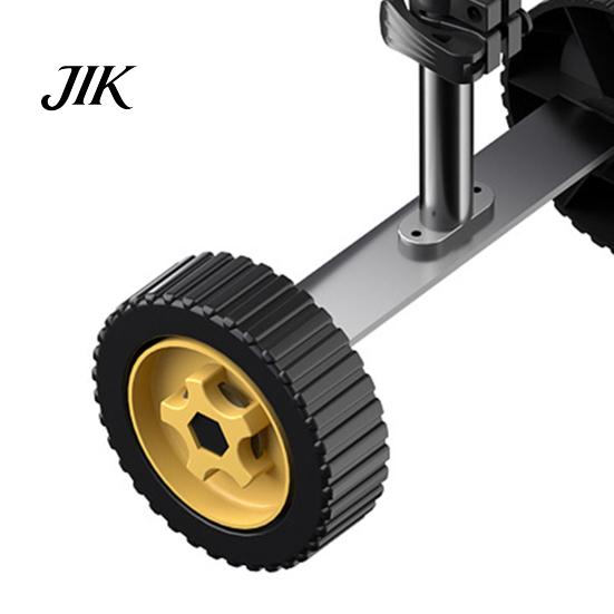High-quality Support Wheels Weed Wacker Auxiliary Adjustable Height Lawn Mower Attachment Durable Walk Behind String Trimmer for Easy Push Metal