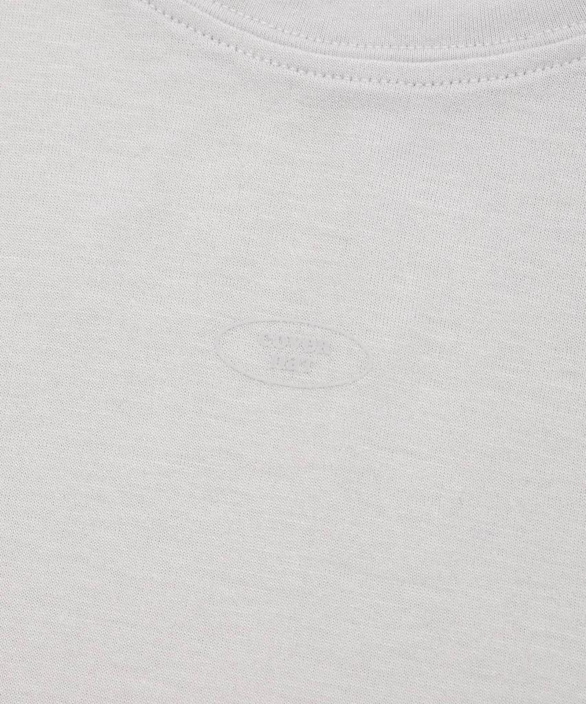 COVERNAT WOMAN Round Neck Slim Long Sleeve Light Gray
