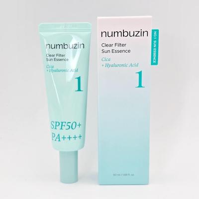 №1 Очищающая эссенция-солнцезащита SPF50+ PA++++ 50 мл, Солнцезащитное средство, KBeauty, Корейская косметика