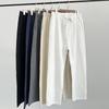 Men's Casual Linen Pants Elastic Waist Drawstring Beach Summer Pants With Pockets Lightweight Loose Fit Linen Trousers for Male Jogger Yoga Pants