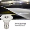 1Pc 1/4" Quick Connect Garden High Pressure Washer Spray Nozzle 0 15 25 40 60 Degree Watering Soap Nozzle Tip Garden Cleaning