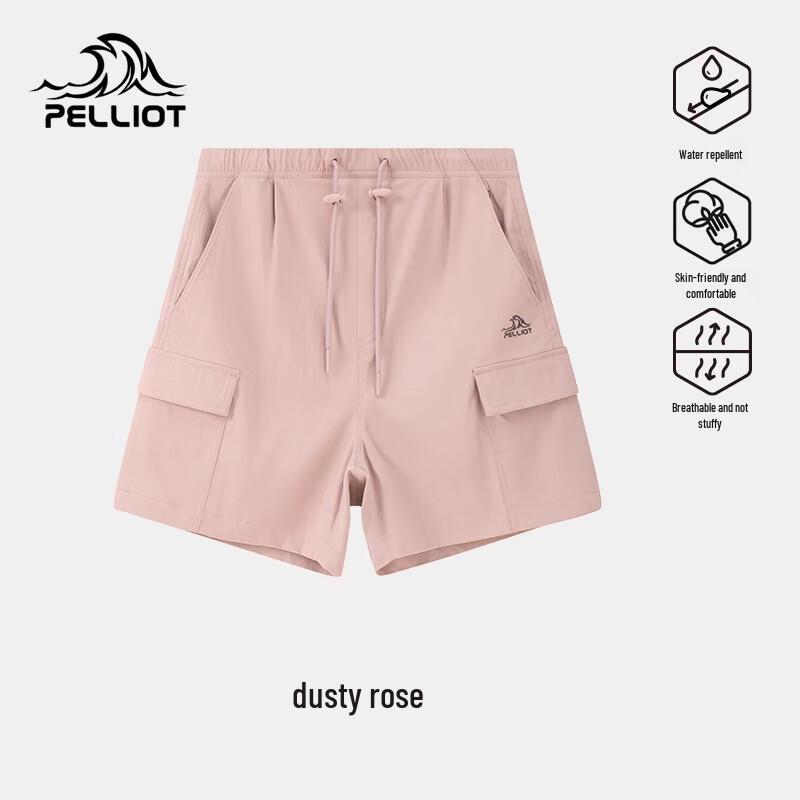 PELLIOT Women's High-Elastic Breathable Hiking & Casual Shorts