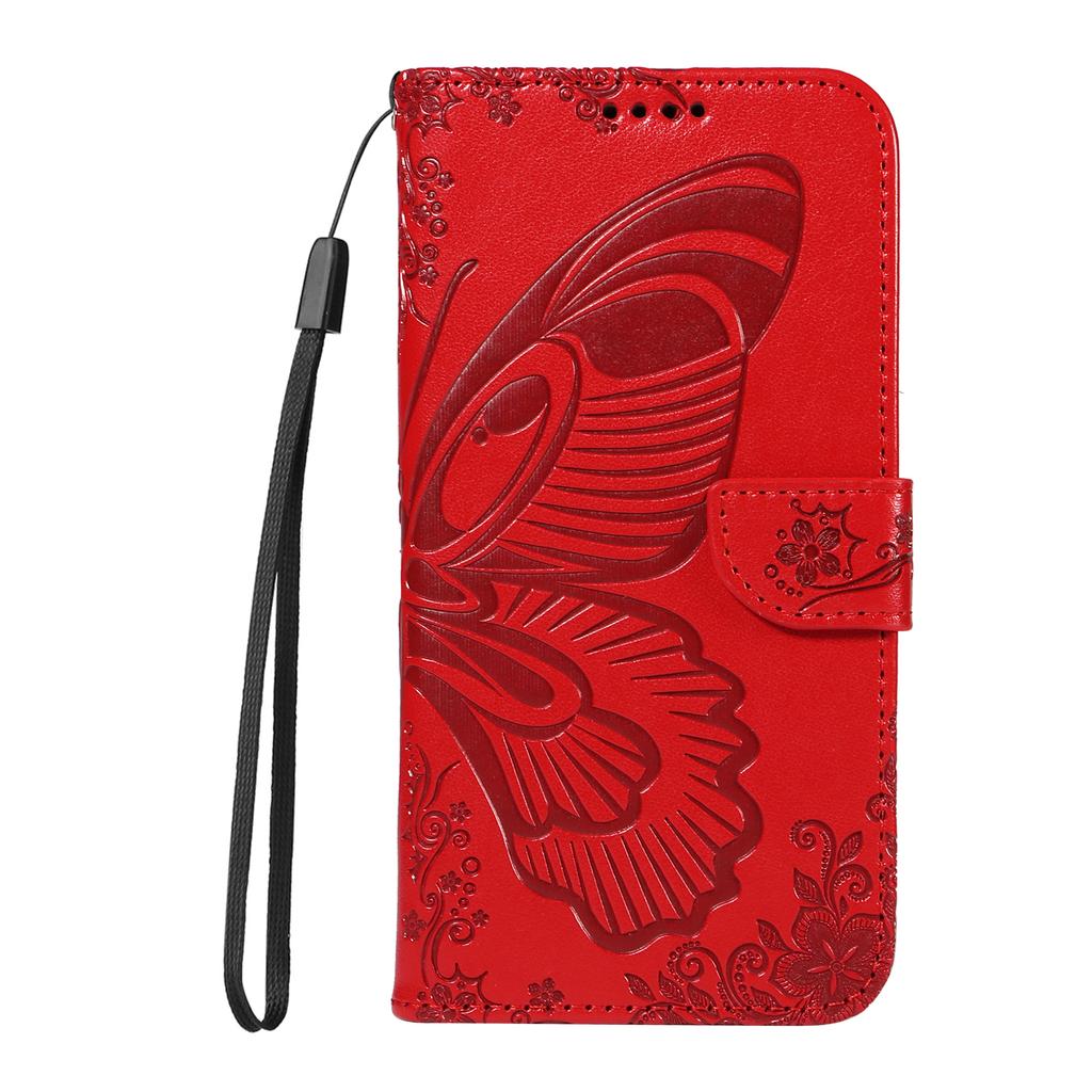 Flip Case for Poco X8 Pro Max 5G - Leather/PU, Red