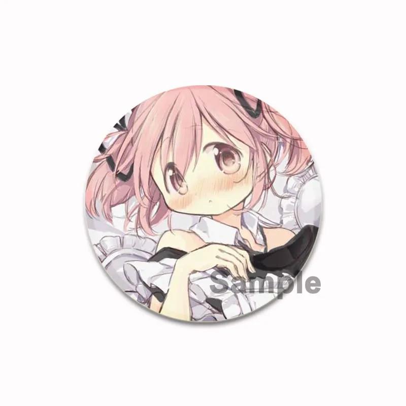 32/44/58 мм Puella Magi Madok Magica Pins Милая аниме-фигурка Akemi Homura Kaname Madoka Брошь Значок Рюкзак Обувь Ювелирные изделия Аксессуары