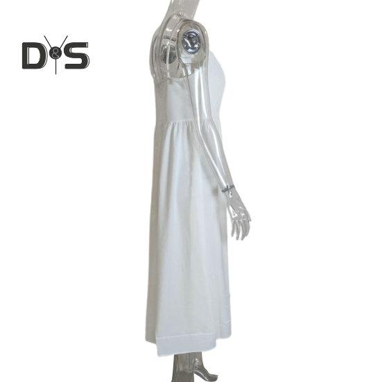 Женское вечернее платье с зауженной талией, без рукавов, с открытой спиной, с глубоким вырезом, плиссированное, А-силуэта, с большим подолом, в стиле принцессы, однотонное платье на бретелях, вечернее, выпускное, миди