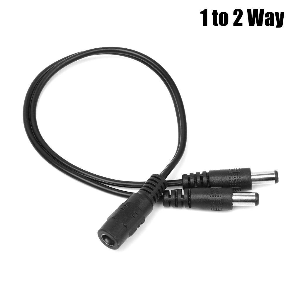12V 5.5mm*2.1mm Connector Female to Male 1 to 2/3/4/6/8 Way DC Power Cord Splitter Cable