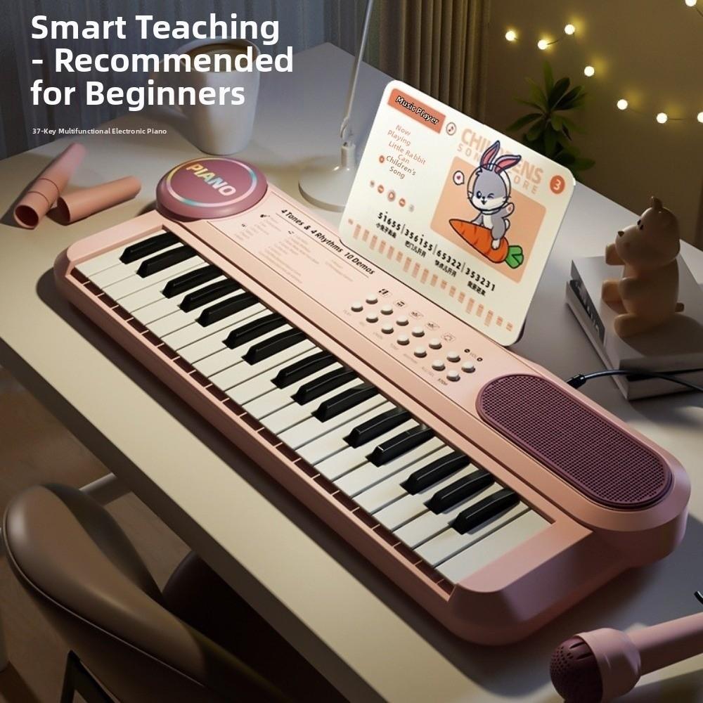 Multifunctional Musical Toy 37 Keys Electronic Piano Multifunctional Kids Piano Keyboard Kids Gift