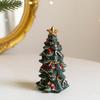 Украшение на рождественскую елку Мини смоляная рождественская елка Настольный центральный элемент для праздничной домашней вечеринки
