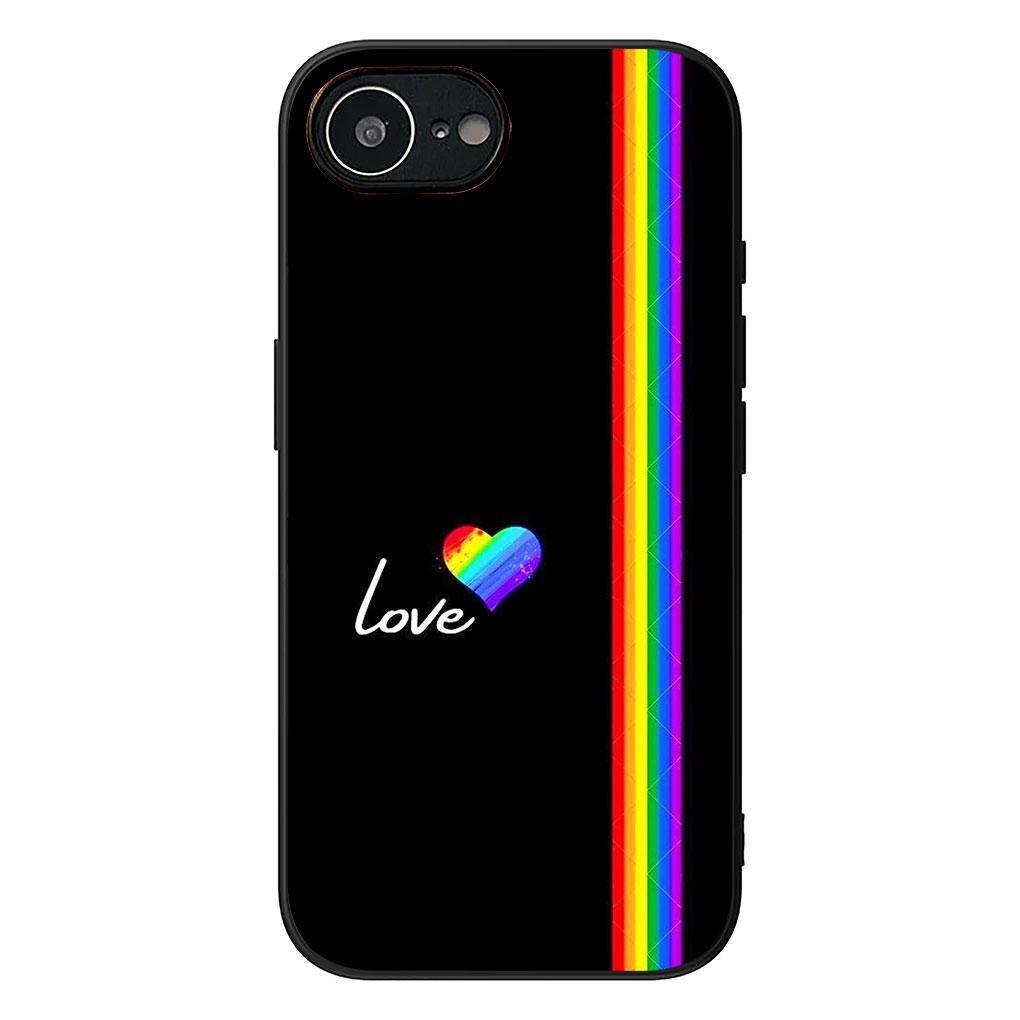 Silicone Cover for Xiaomi Redmi 15 9A 9C NFC 7A 9T Note 9 8 7 8T 15c A5 4G 5G Phone Case Love is Love Rainbow LGBT Gay Lesbian