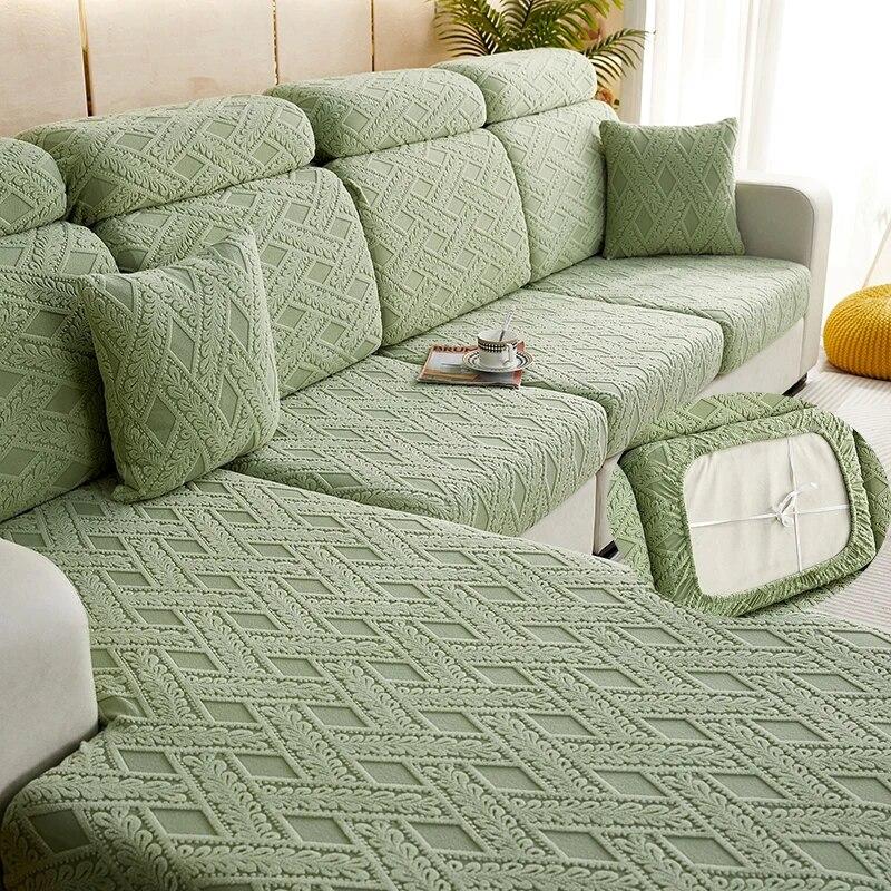 1 шт. Жаккардовые Толстые Плюшевые Чехлы на Сиденья Дивана для Гостиной, Наволочка на Подушку Дивана, Чехлы на Диван, Угловой Защитный Чехол на Диван