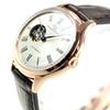 [Orient Star] Автоматические часы Классические Полускелетон RK-ND0003S Женские Белый Серебристый Кремовый Циферблат