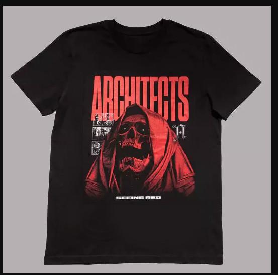 Seeing Red Album Architects Band Music T-shirt size S-5XL
