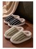2025 New Warm Non-Slip Cotton Slippers for Men & Women - Winter Indoor Couple Style with Thick Sole