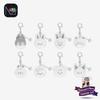 [PRE ORDER] – SKZOO FACE KEYRING SILVER Ver. celebrATE