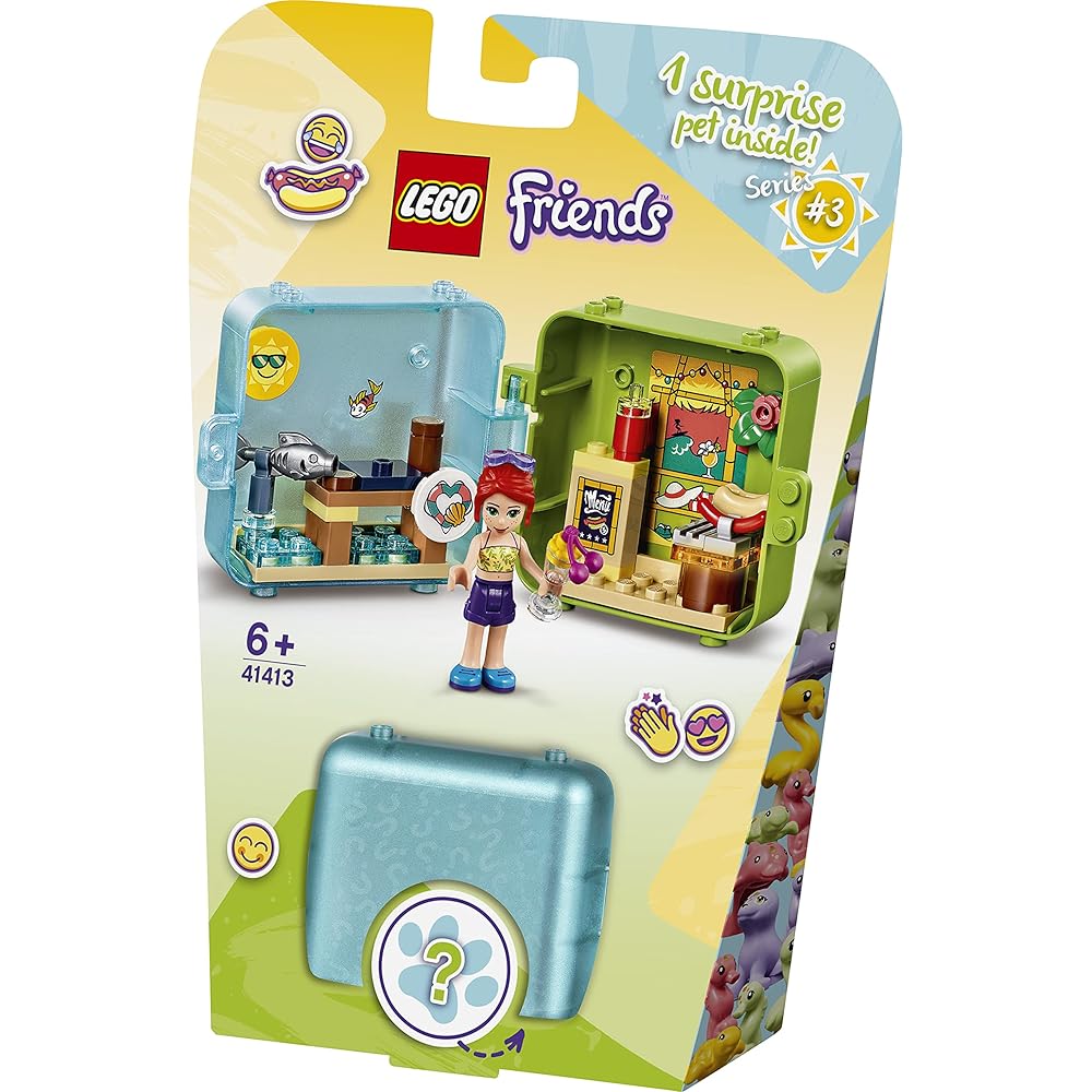 LEGO Friends Mia's Summer Vacation 41413 Building Set with Cubes and Accessories