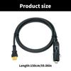 Удлинительный кабель 1,5 м XT60 (мама) на прикуриватель (папа) 16AWG для модельных автомобилей, лодок и солнечных генераторов