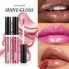 Pearlescent Fine Glitter Lip Glaze Long-lasting Moisturizing and Moisturizing Lip Glos Liquid Lipstick Transparent Lip Oil