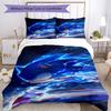 3pcs Sonic Bedding Set Duvet Cover Closure Includes 1 Duvet Cover & 2 Pillowcases, Soft and Comfortable for All Seasons.