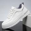 New Trendy Versatile Cloth Shoes Men's Spring New Breathable White Shoes Men's Sports and Leisure Board Shoes Trendy Shoes