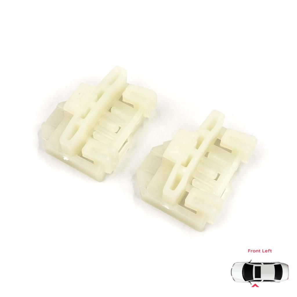 V1BWR46 Window Regulator Guide Clips Front Left for Pontiac Grand Am Sunfire Oldsmobile Alero Cutlass Chevrolet Cavalier Malibu