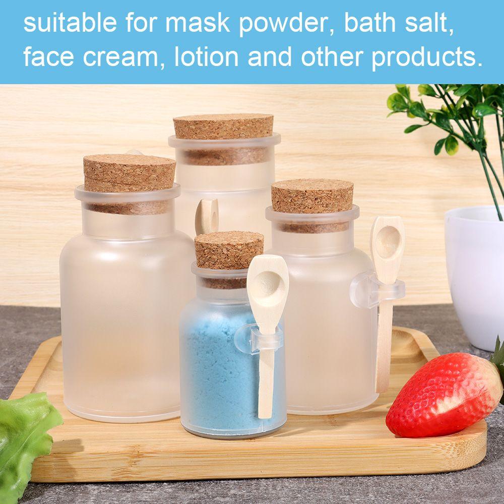 Многоразовый органайзер с пробковой пробкой, матовое уплотнение, банка для соли для ванны, контейнер для хранения