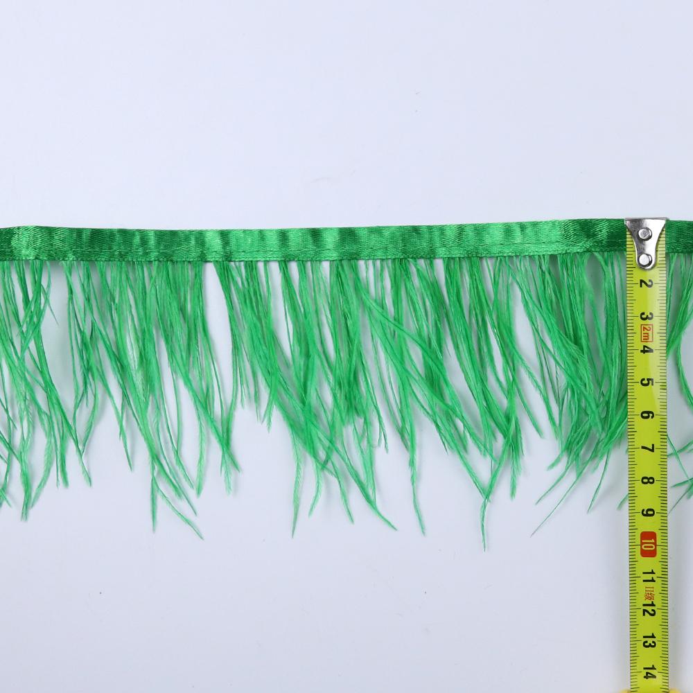 Feather8-10cm Light Purple Ostrich Feather Trims 1m 5m 10m for Crafts High Quality Plume Fringe Cosplay Festivals Clothing Ribbon Decor