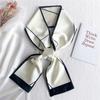 SCARF with print, women' long elegant SCARF like a tie