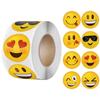 500pcs Smiley Face Expression Pack Children's Inspirational Sealing Stickers Cartoon Cute Funny Funny Creative Stickers